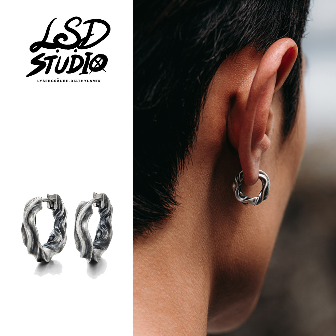 【ACGY16】Twist不規則結構設計耳環