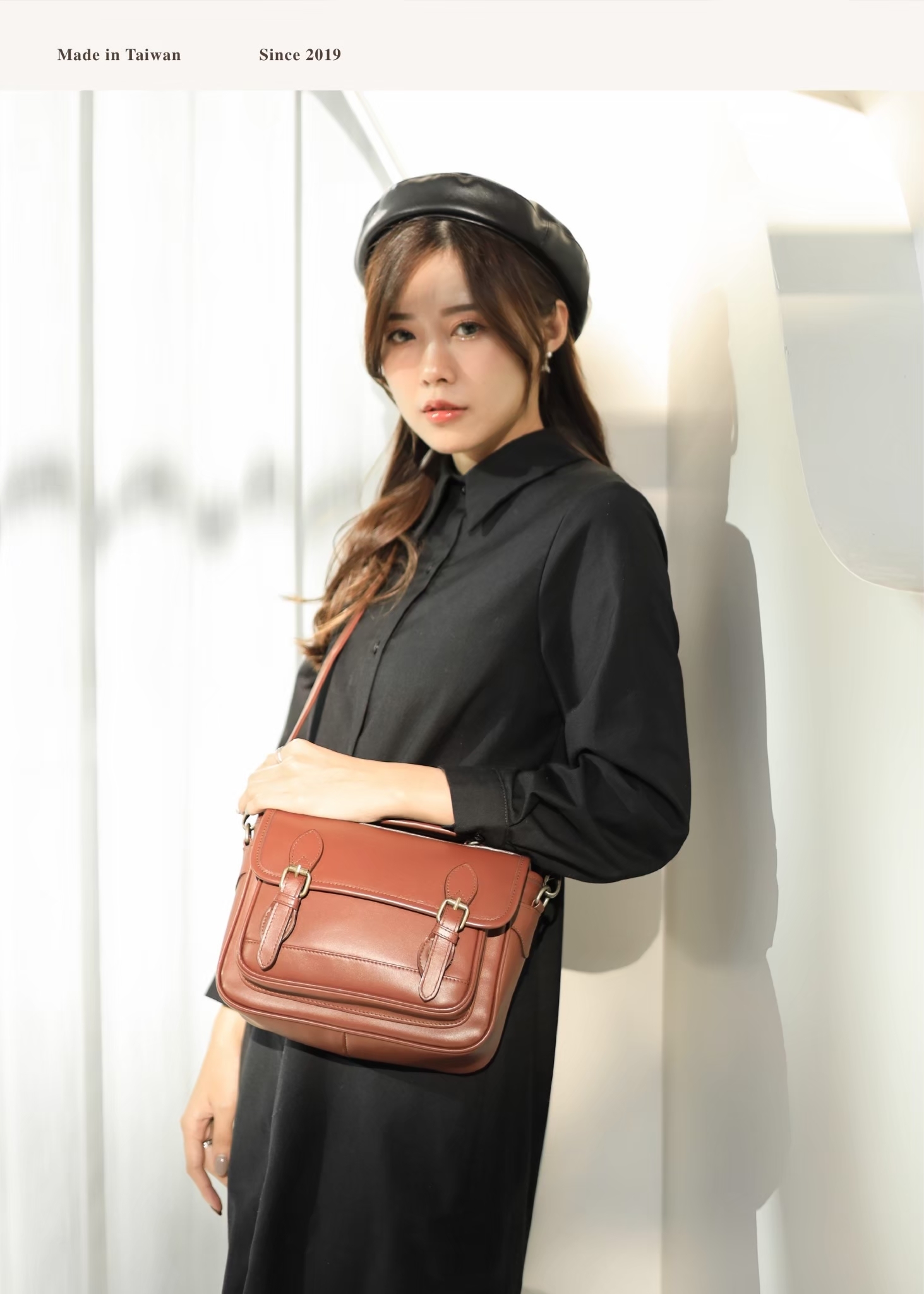 細節控會愛的包|防潑水皮革 × 手工雙釦 × 多格收納