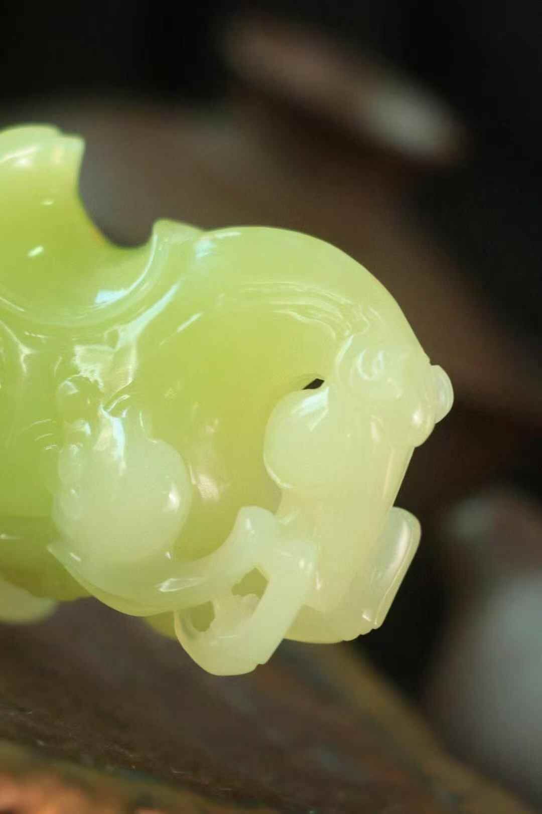 720717 和田玉黃口盛世唐馬