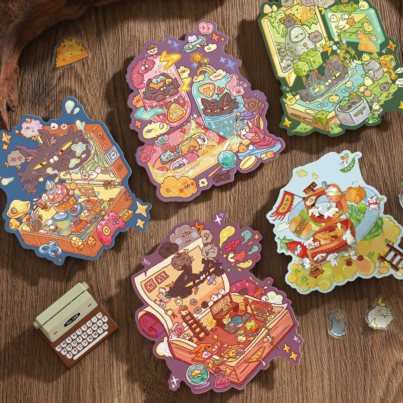 XinMuYan Scenery Sticker Collection