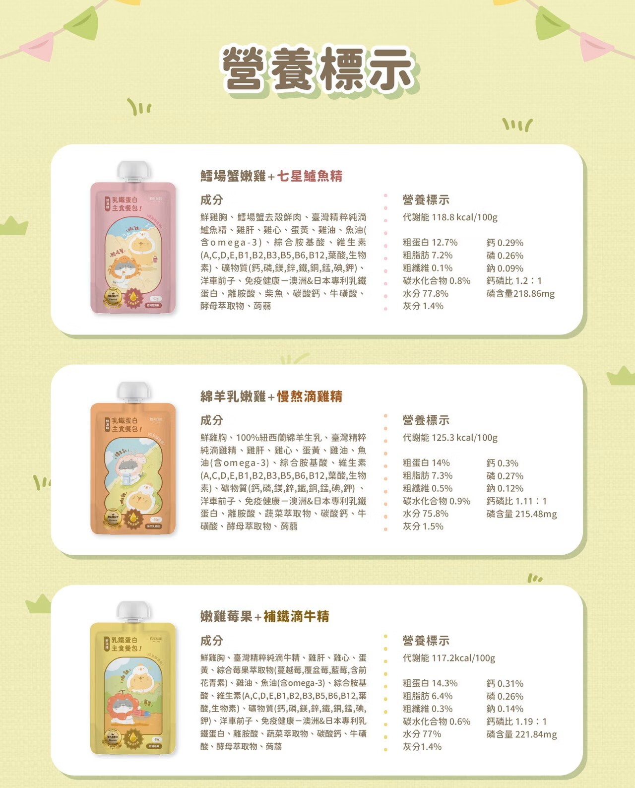 Catssay 貓有話說｜鮮滴精乳鐵主食餐包 滴滴主食餐包65g