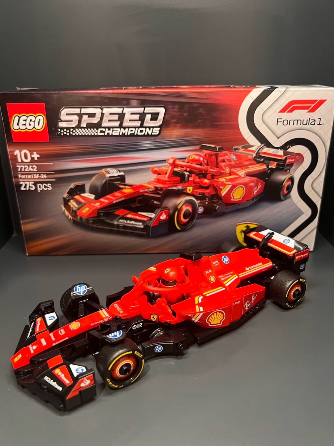 LEGO 樂高 法拉利 SF-24 F1 賽車 積木禮盒組 275PCS