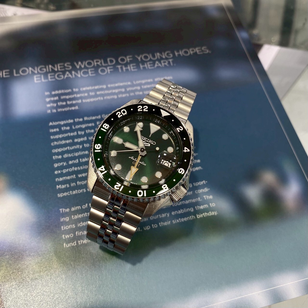 【SEIKO 】 精工 5 Sports GMT 機械錶 4R34-00A0G  42.5mm 現代鐘錶