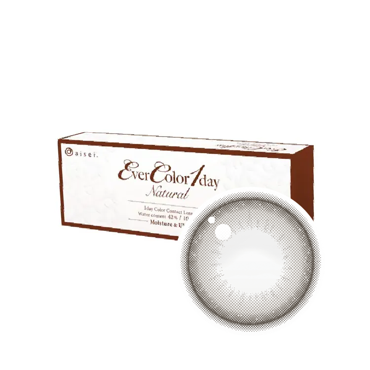 艾薇卡彩色日拋愛戀雪灰(10片）