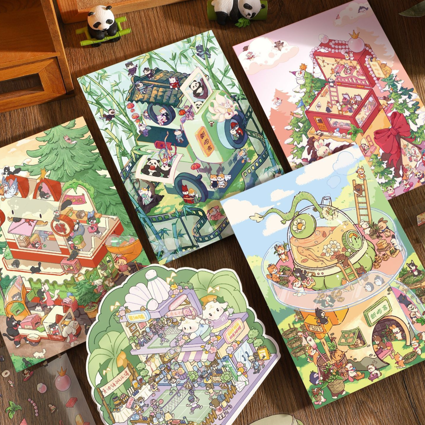 Xinyuyan Relaxing Scene Stickers