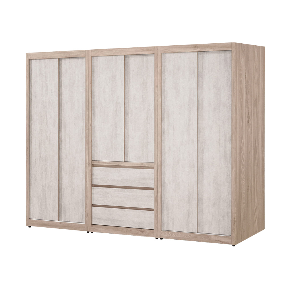 哈佐8尺多功能衣櫃組合(雙吊+單吊+雙吊)