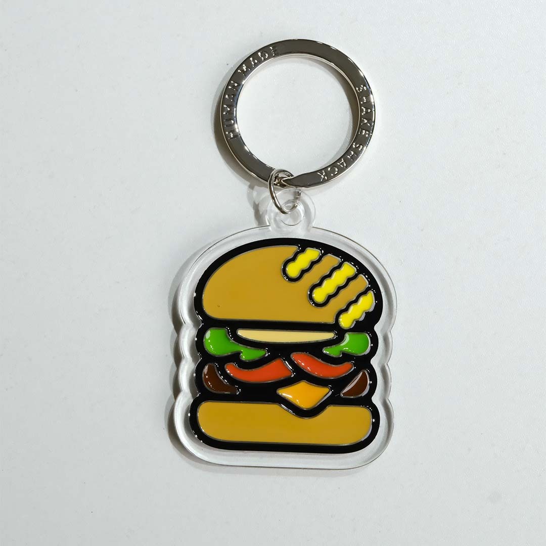 2025AW HUMAN MADE × SHAKE SHACK 聯名 超熱門 漢堡 吊飾 鑰匙圈 現貨
