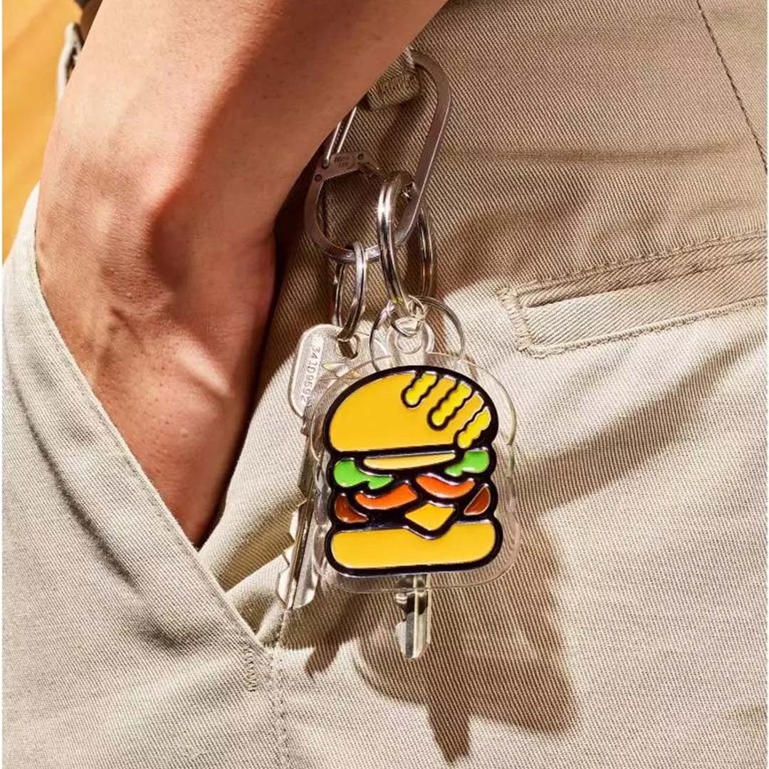 2025AW HUMAN MADE × SHAKE SHACK 聯名 超熱門 漢堡 吊飾 鑰匙圈 現貨