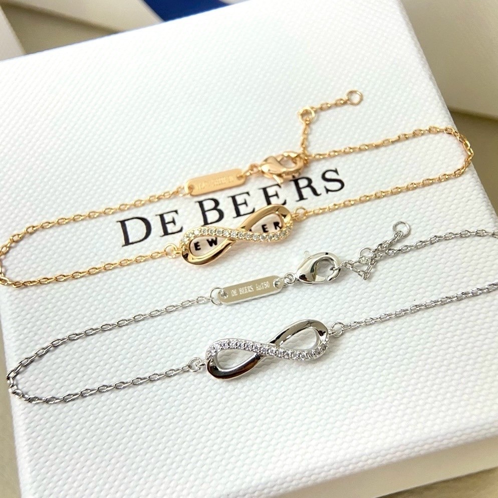 18k De”infinity無限交錯永恆高奢定製手鍊