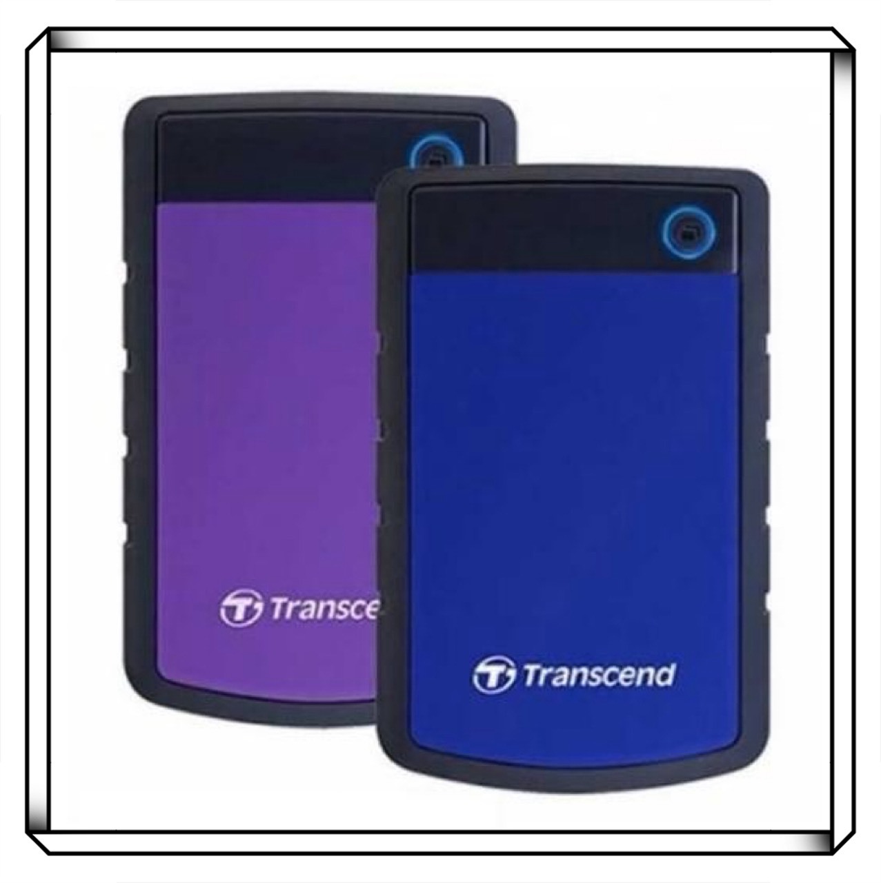 Transcend 創見 StoreJet 25H3 軍規防震 2.5吋 USB3.1 行動硬碟 (TS1TSJ25H3P)