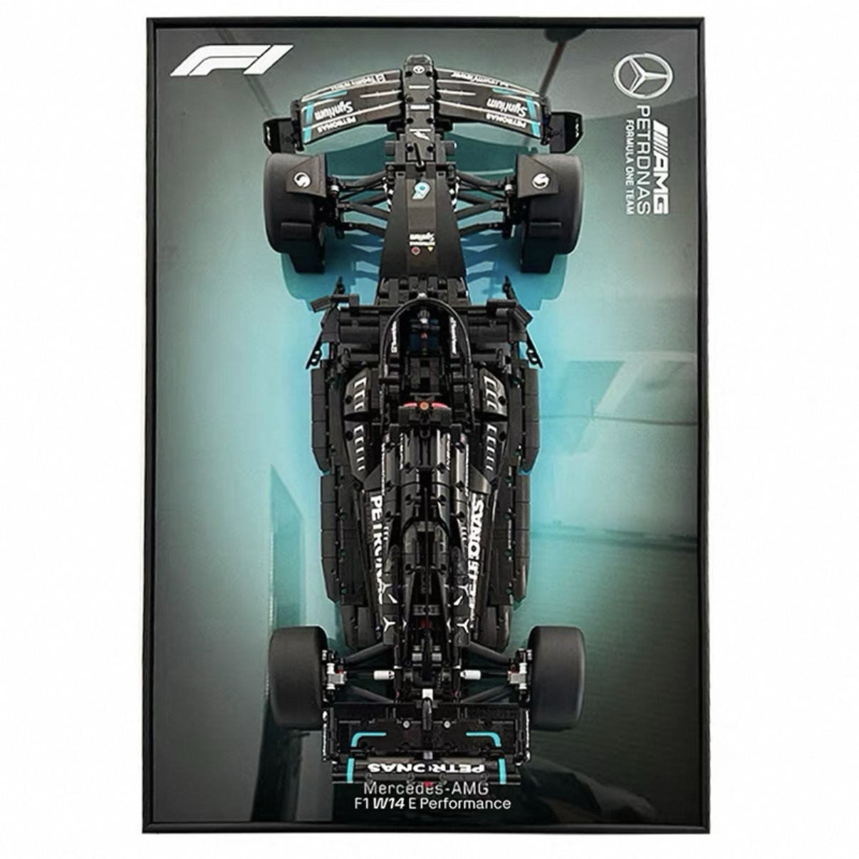 F1賽車 樂高積木 背景裝飾掛板