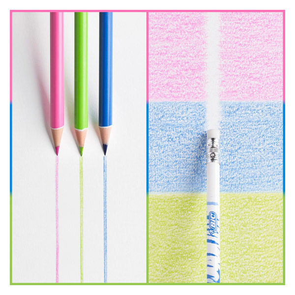 BIG／BIG KIDS 可擦色鉛筆／12色