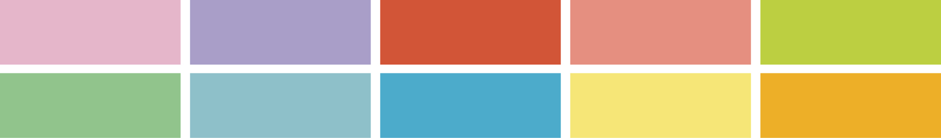 MT／10色紙膠帶組／明亮系10色