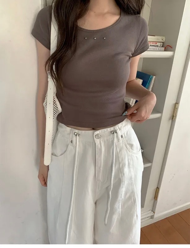 【優惠預訂】韓國簡約鍋釘TEE（7色）