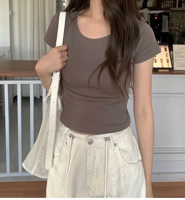 【優惠預訂】韓國簡約鍋釘TEE（7色）