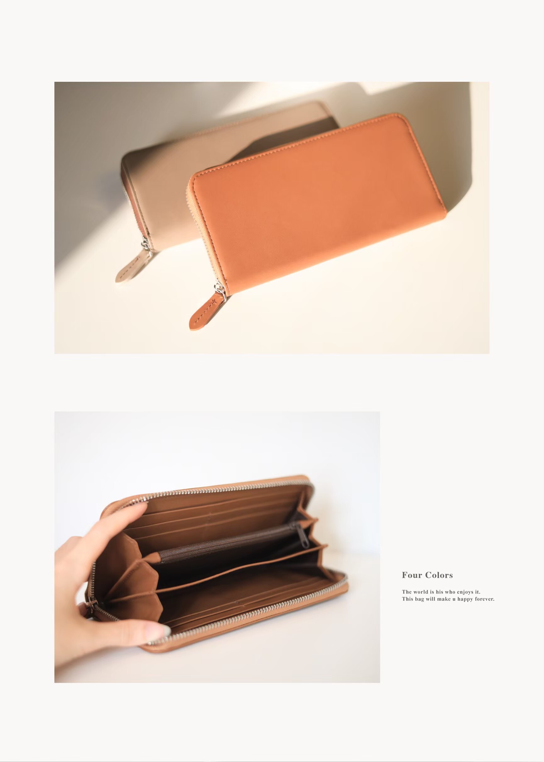 三層收納格,票據、名片、收據完美歸位