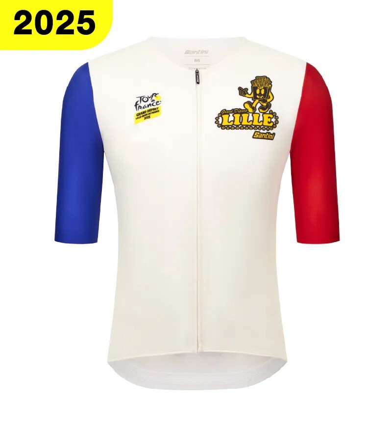 Santini 2025環法首站里爾【薯條衫】 競賽貼身 男女共版