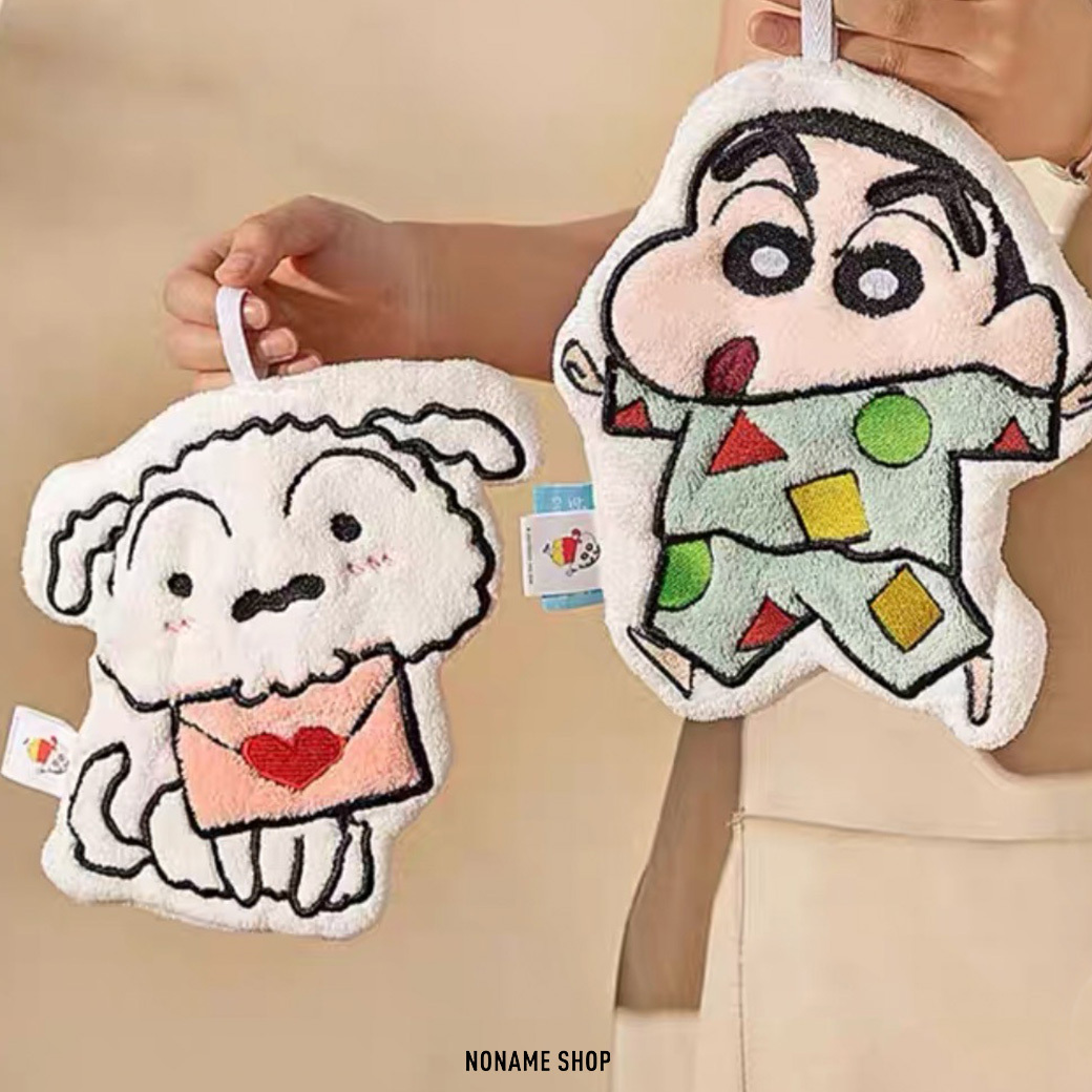 蠟筆小新 卡通 可愛 掛飾 吸水 擦手巾 五款