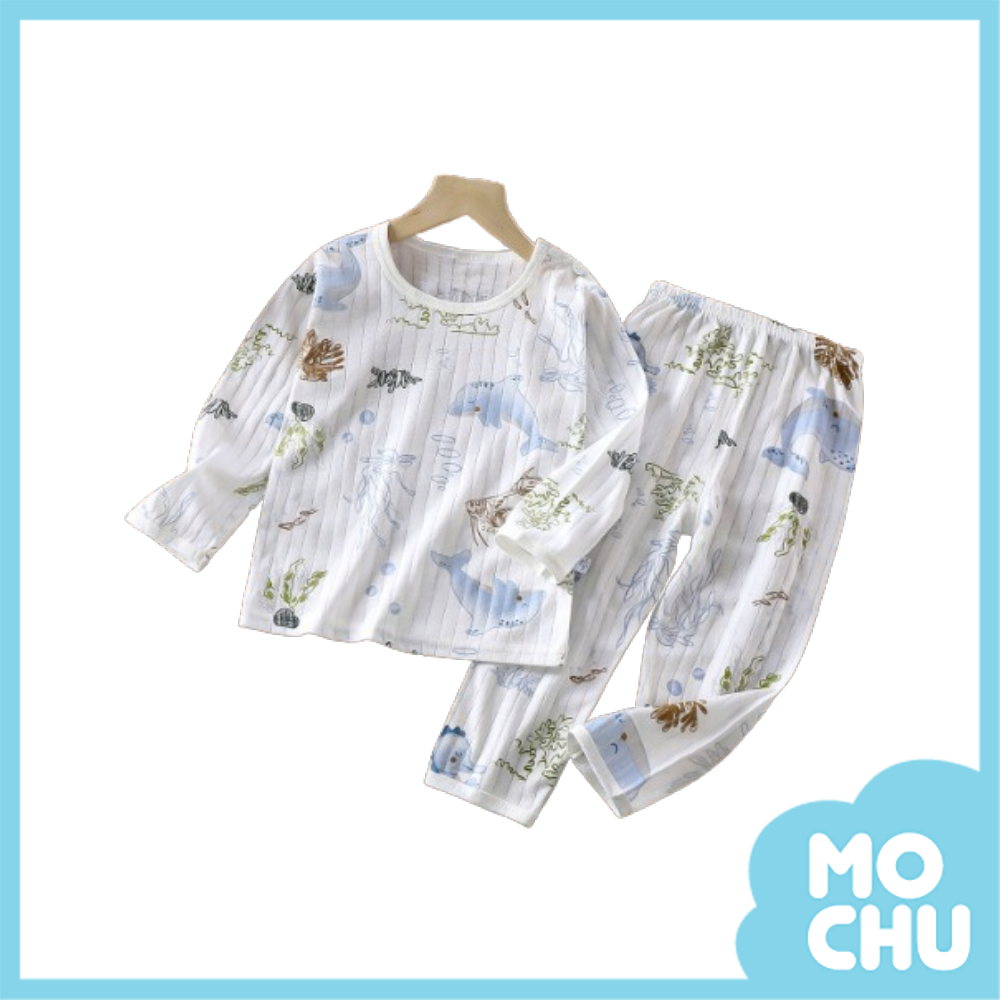 海馬長袖薄款家居套裝