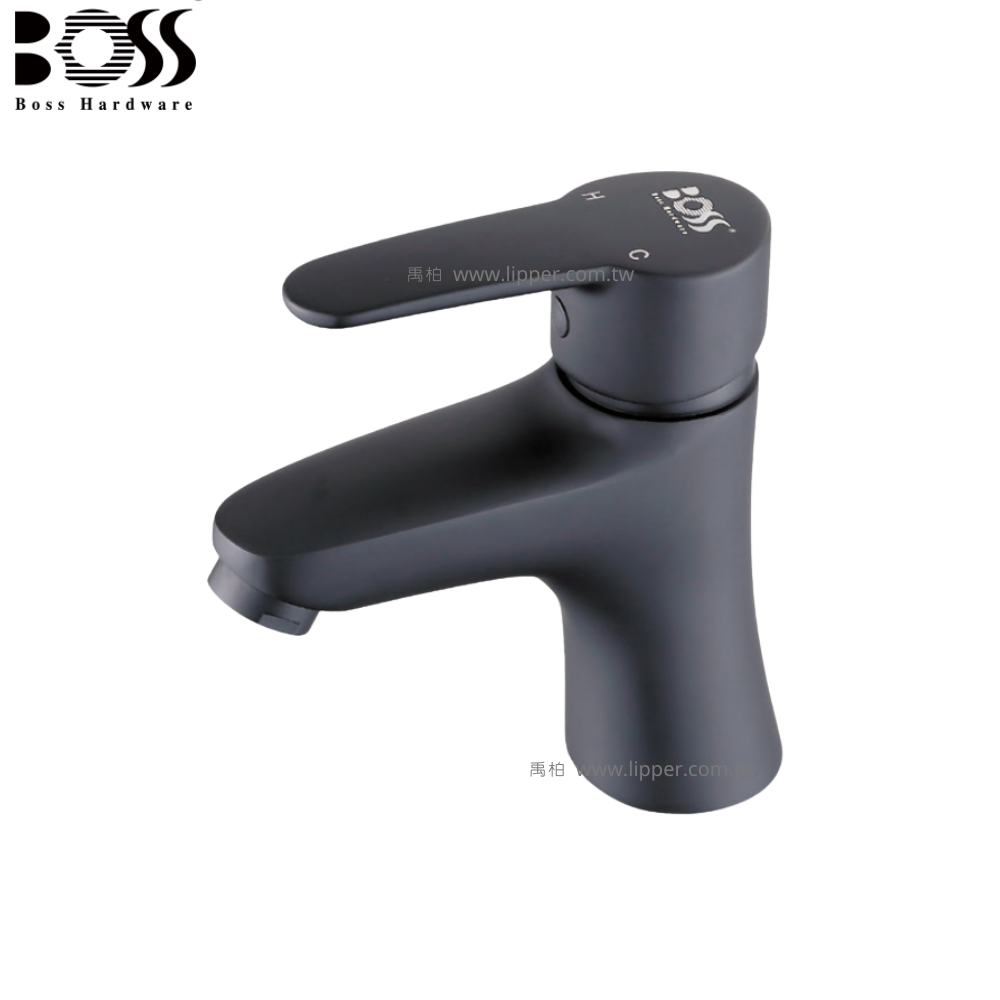 BOSS 時尚面盆龍頭 (消光黑) D-788MB