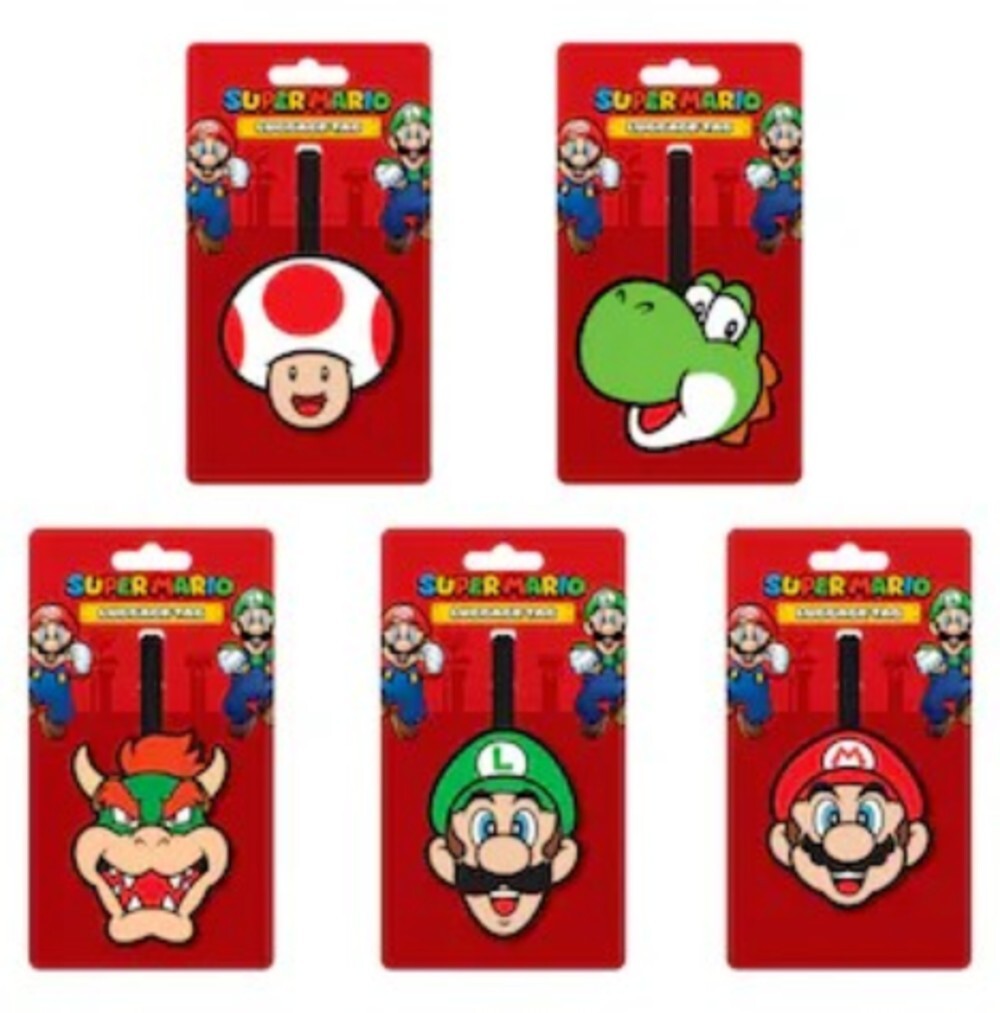 【全新Super Mario™ 款式】全球網上獨家發售🏆瑞士Travelmall 多功能行李吊牌 (五款選擇)│防水、防潑 PVC|獨特設計【10/19 截單，預計 :10月尾至11月中發貨】】
