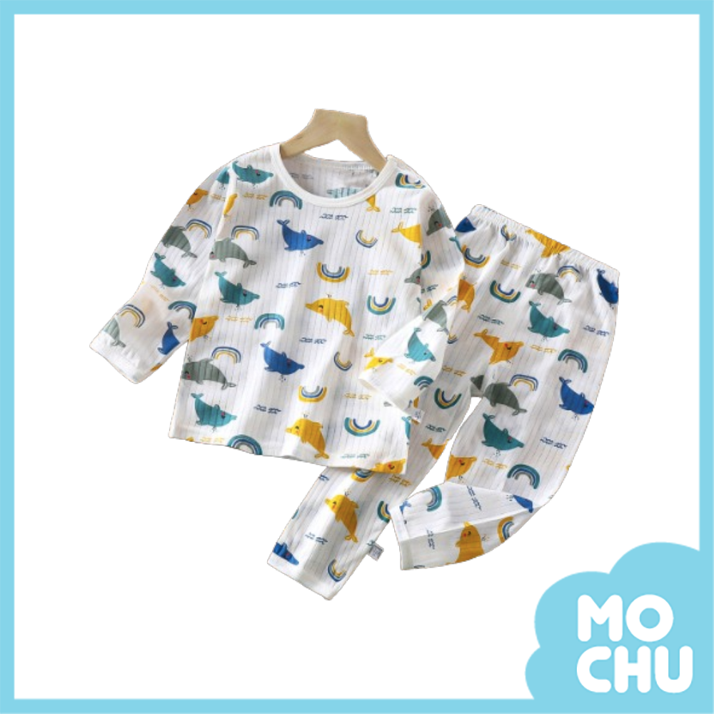 海豚長袖薄款家居套裝