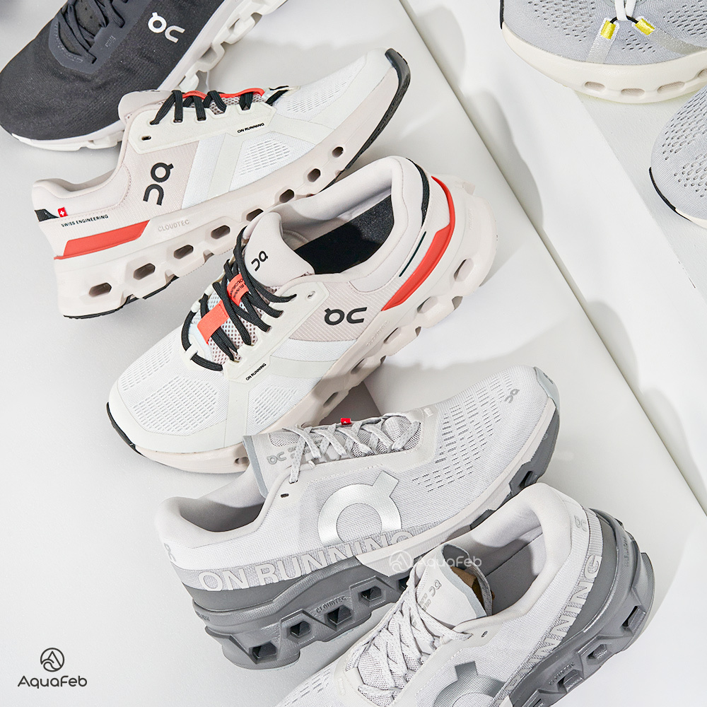 On Cloudmonster 2 昂跑 女鞋 冰霜灰岩石灰色 穩定 支撐 健身 休閒鞋 ON3WE10112564