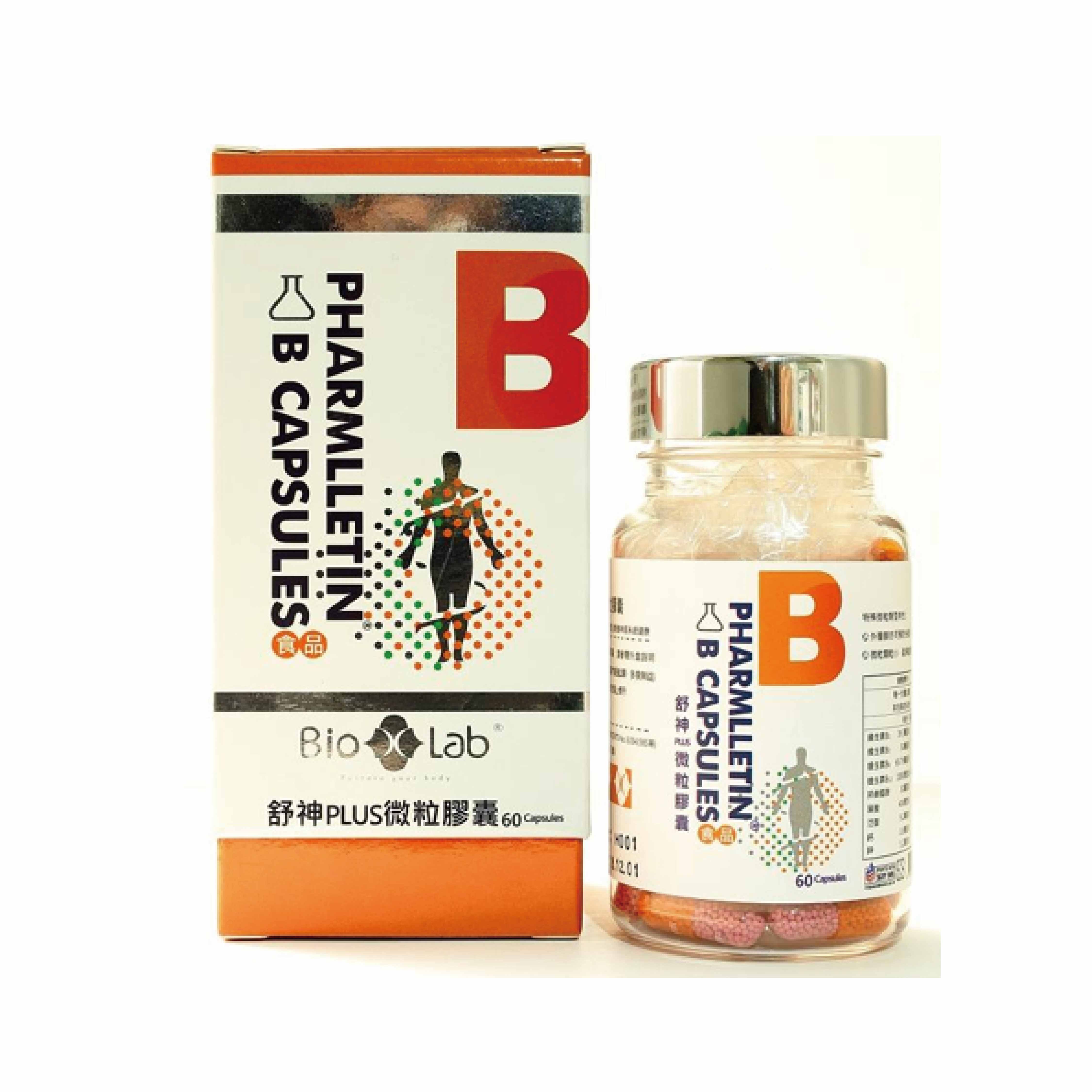 百歐仕 舒神PLUSB群微粒膠囊 60粒/瓶