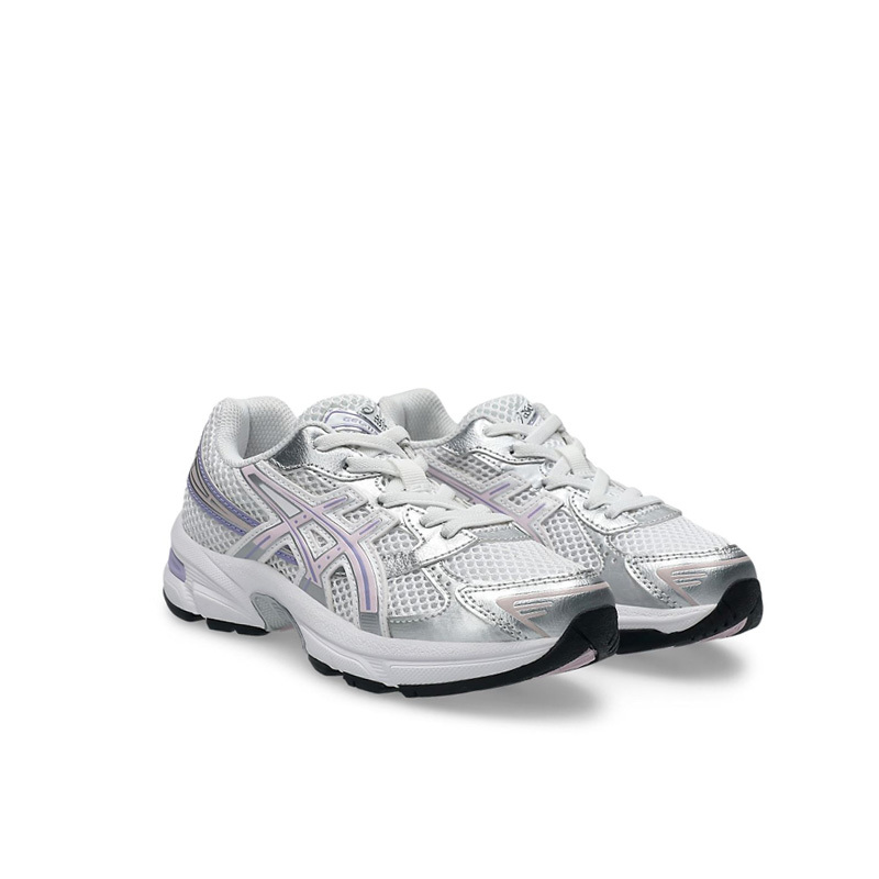 Asics GEL-1130 PS 復古風 慢跑鞋 運動休閒鞋 白銀紫 中童 1204A170-103 [台灣現貨]