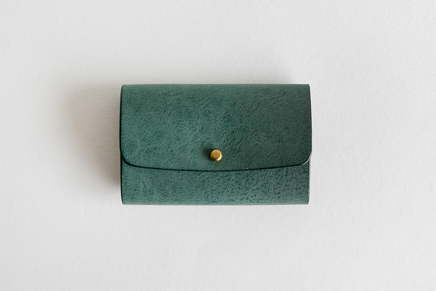 SAFUJI - 鑰匙包 / 子母扣式 / 灰藍