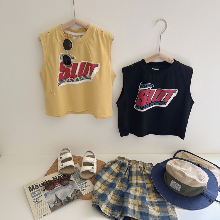 寬鬆休閒無袖背心