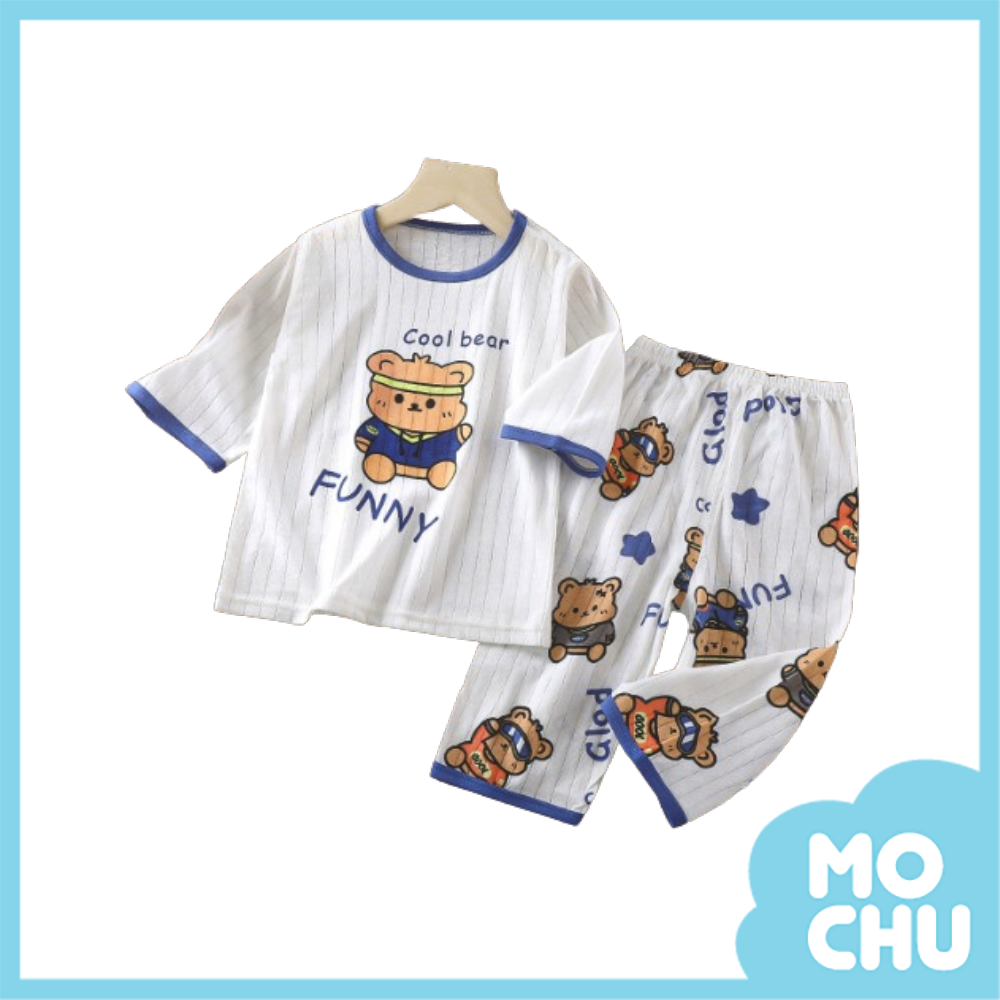 奮鬥熊長袖薄款家居套裝