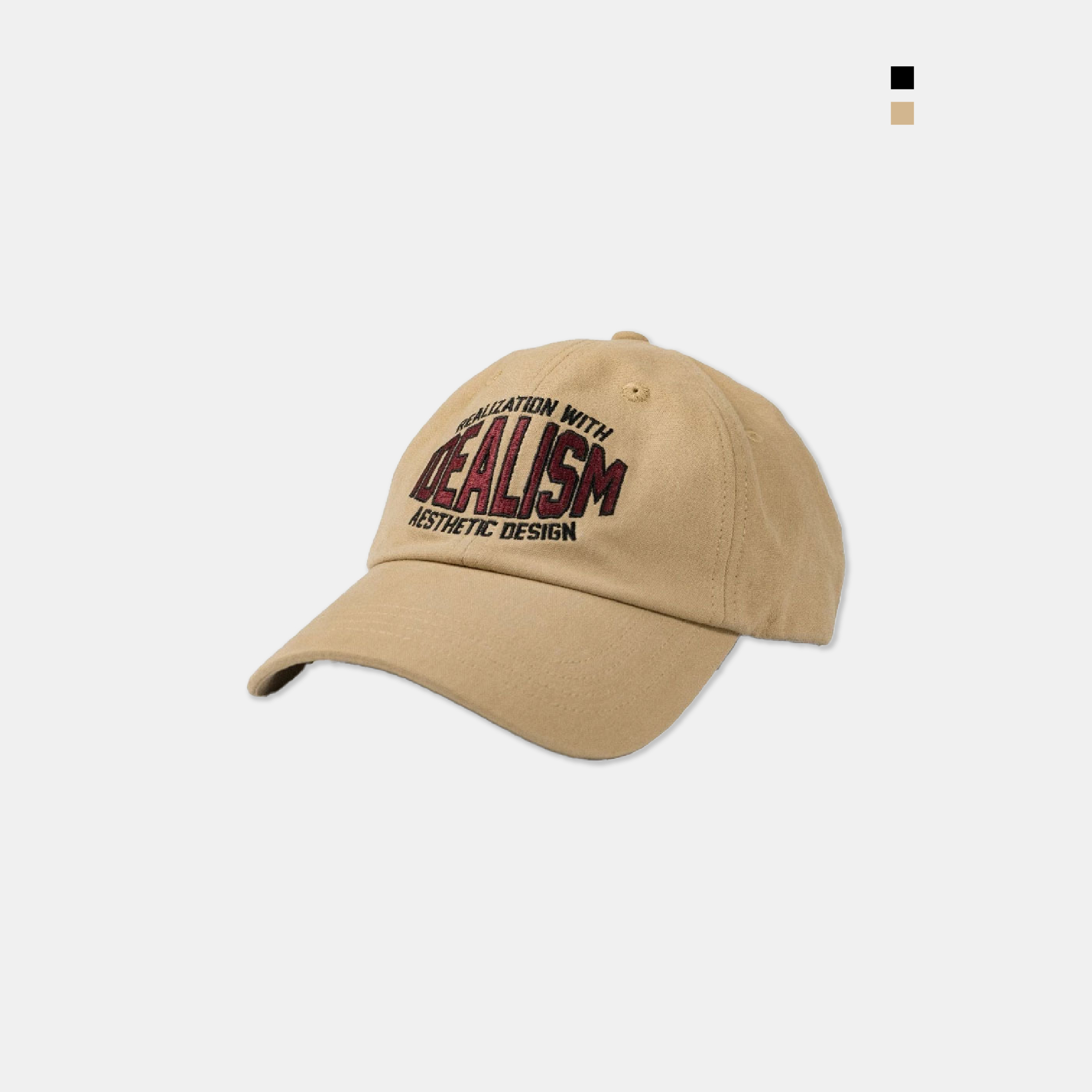 Idealism ID25013 CANVAS CAP 電繡文字 老帽 棒球帽