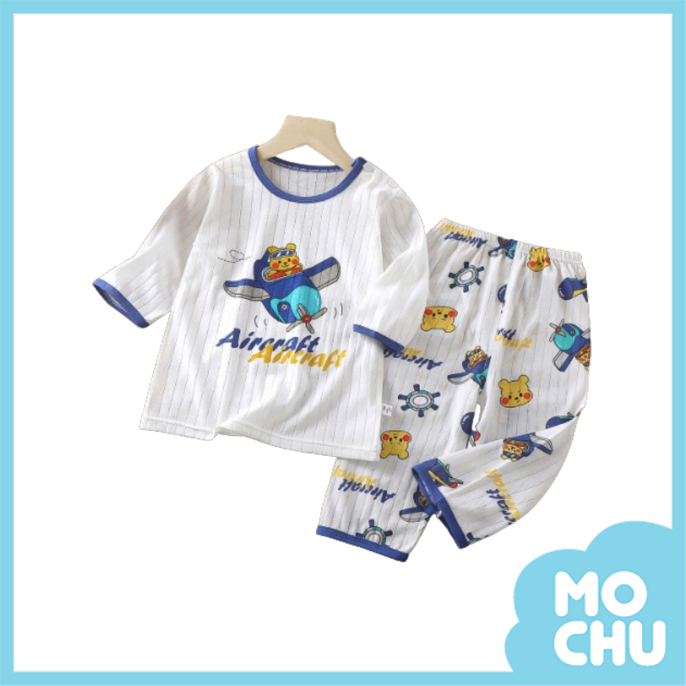 飛行員長袖薄款家居套裝