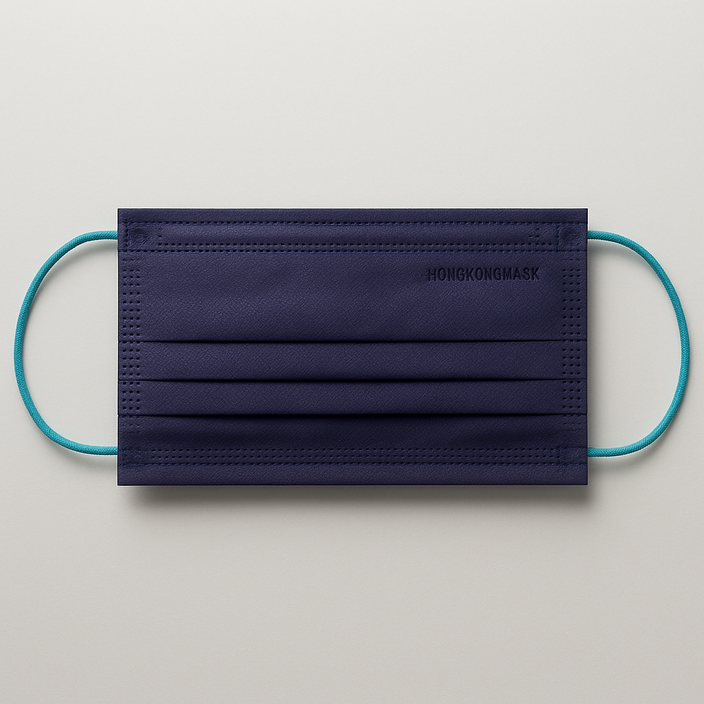 成人口罩 (18片裝) - 湖水藍色 【香港製造】