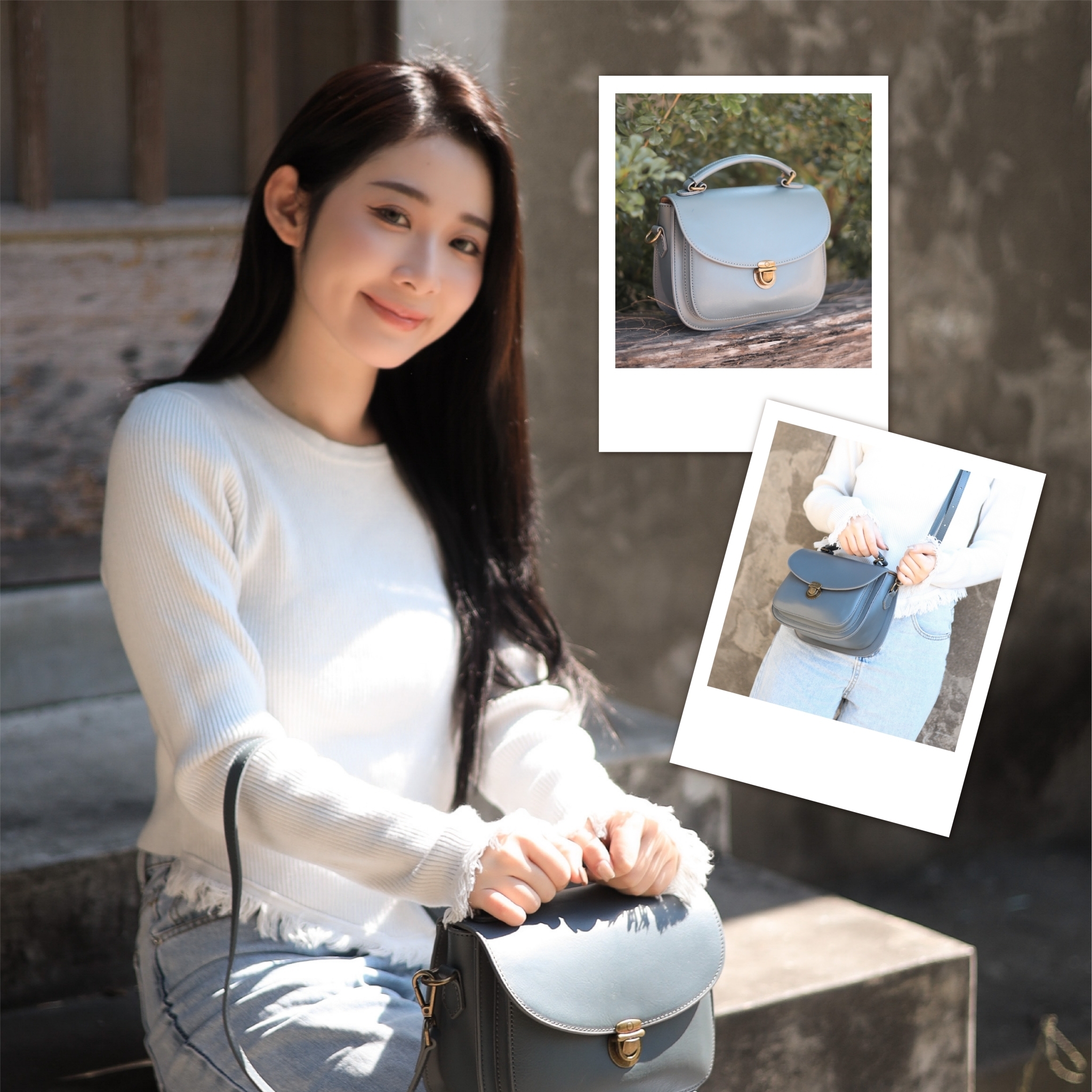 油蠟皮革的獨特色澤,讓每一只包都是獨一無二