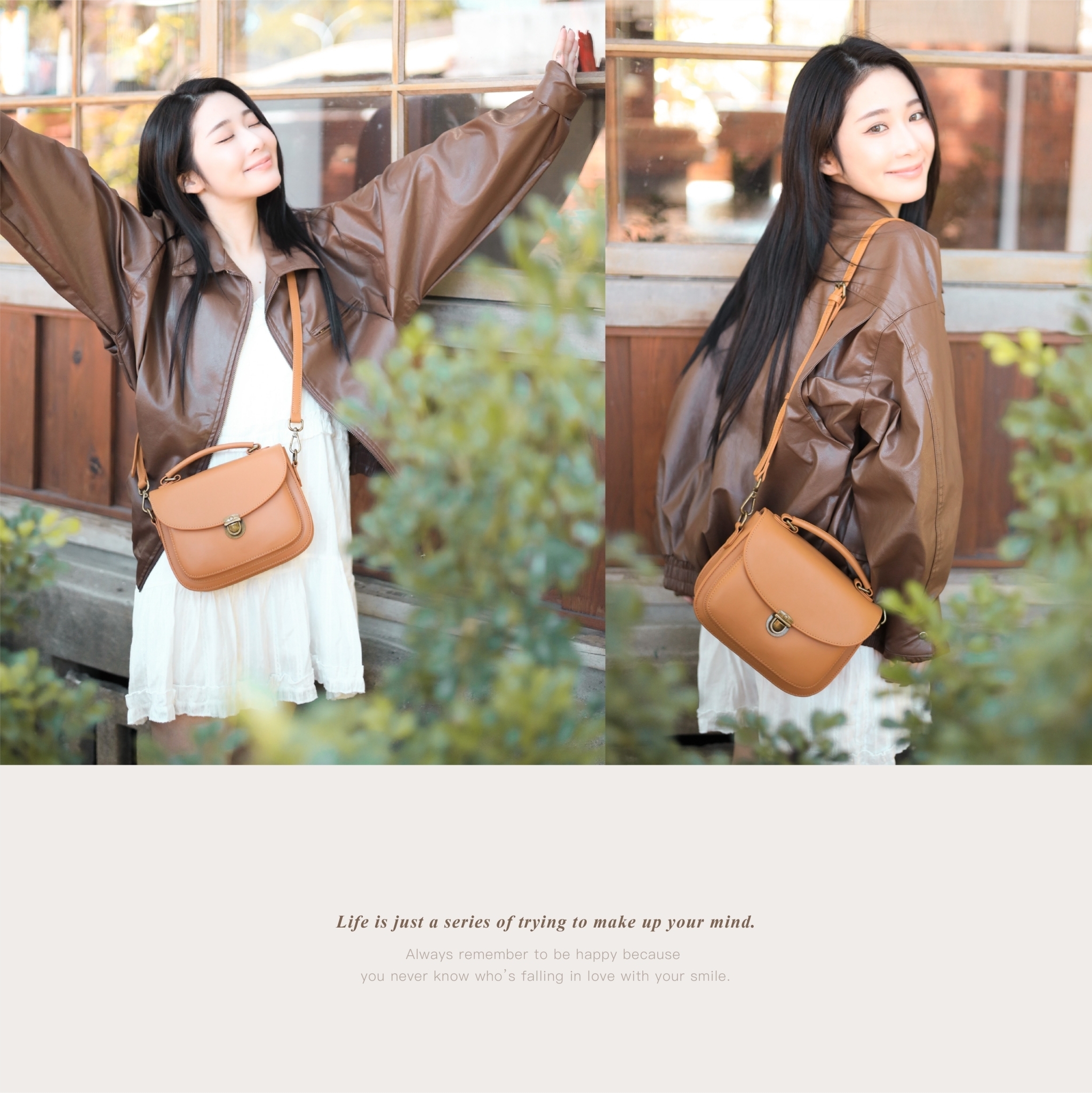 日系簡約風格,為日常穿搭加一點質感點綴