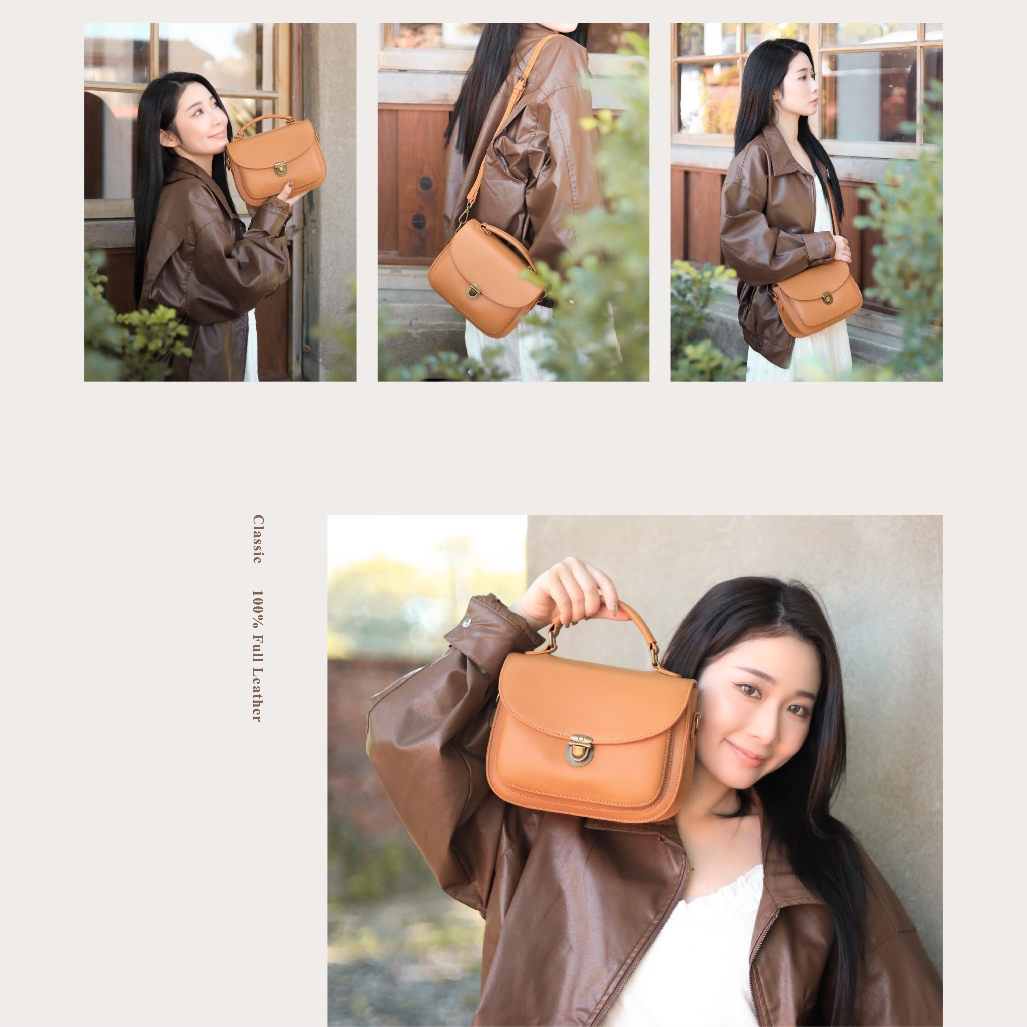 立體剪裁結構支撐包型,不易塌陷,耐用度更升級