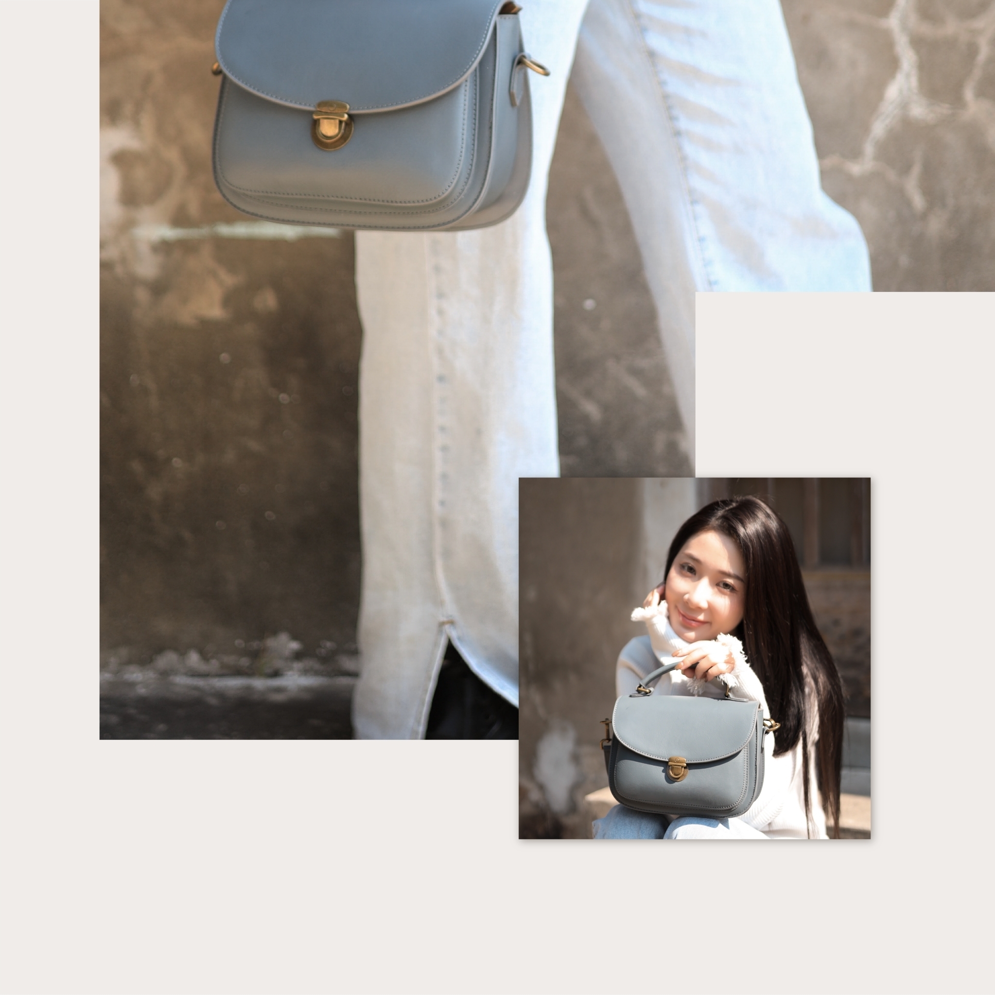 真皮柔韌、色澤溫潤,是時間與職人工藝的成果