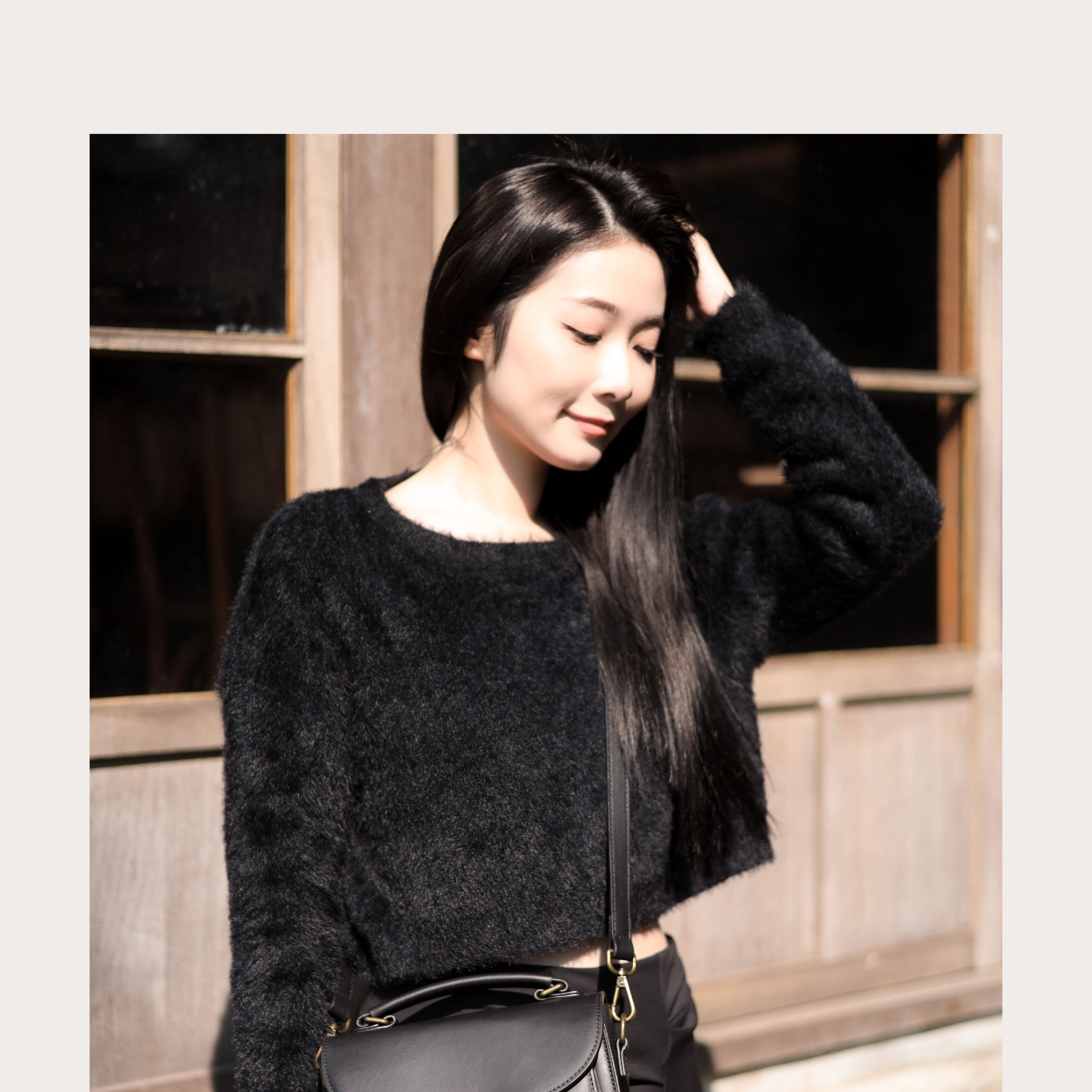 日系圓角設計讓整體造型更柔和、更百搭