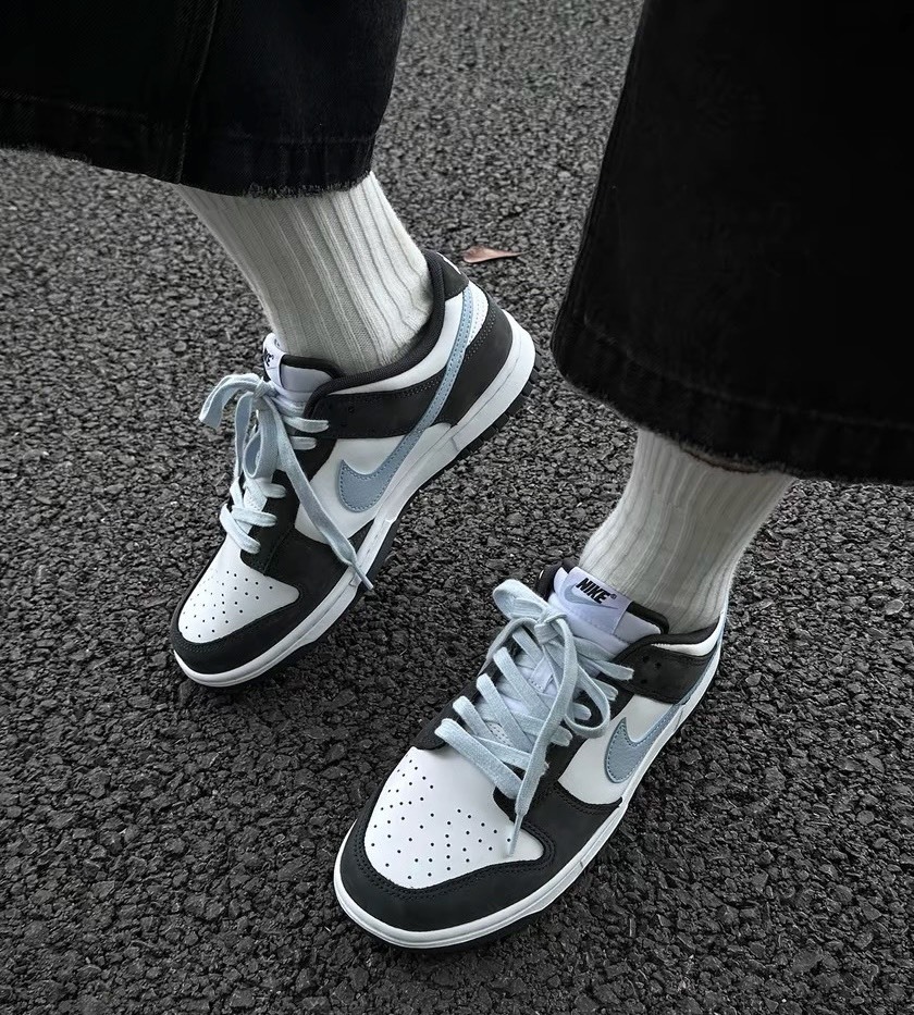 Nike Dunk Low "Midnight Navy" 麂皮 黑白藍 IB3079-100