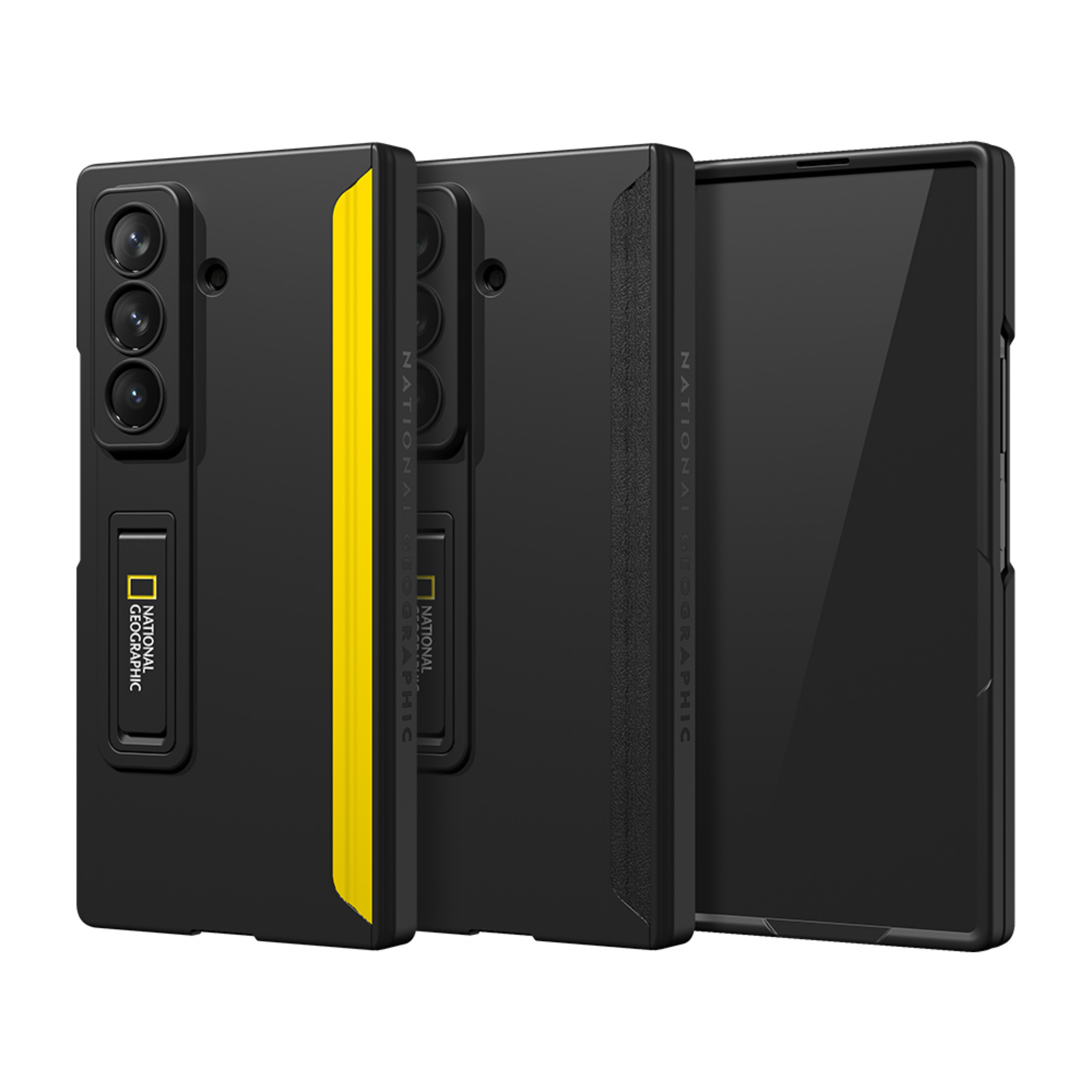 National Geographic Galaxy Z Fold 7 磁吸式鉸鏈保護套 超薄立架手機殼