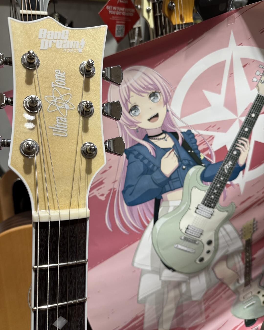 ESP x BanG Dream! ULTRATONE Anon 千早愛音電吉他