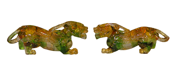 鹿港窯禮品館|琉璃-納財貔貅-吉祥風水物