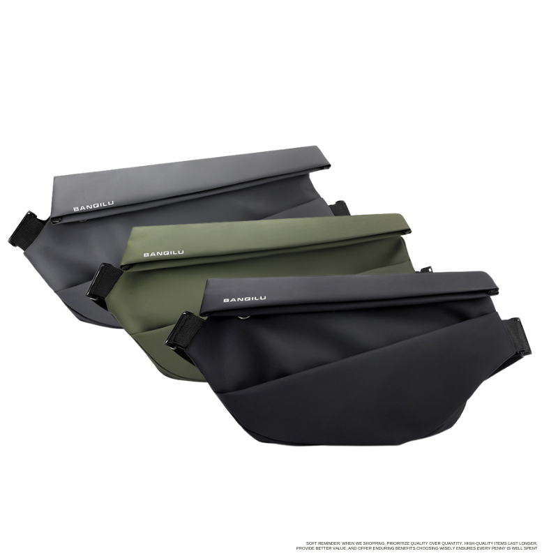 磁釦機能郵差包 斜肩背包