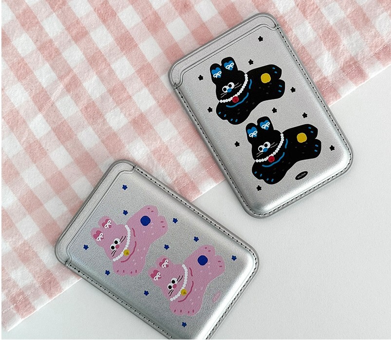 韓國文創兔子磁吸卡套