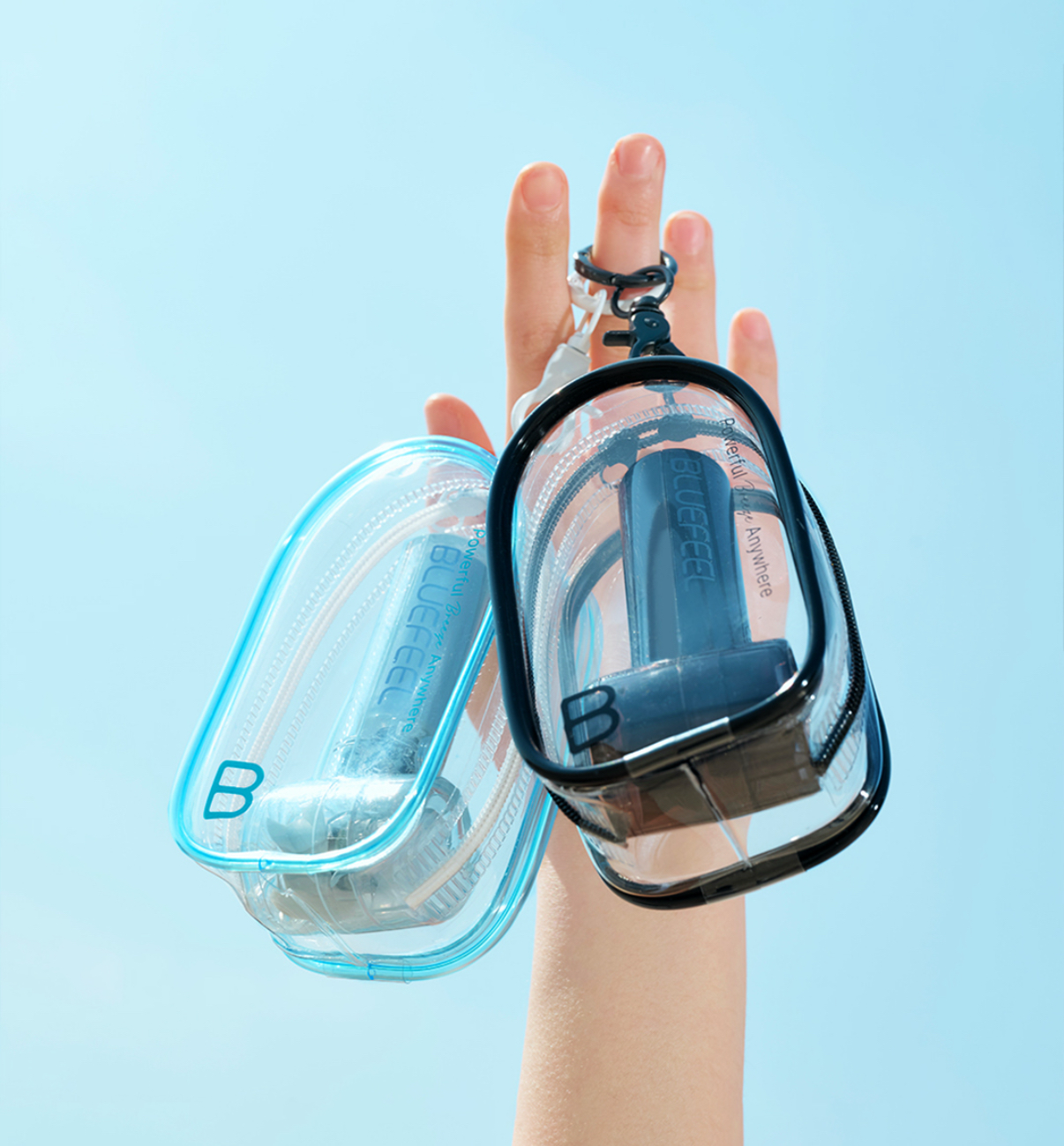 BLUEFEEL - MINI FAN WITH POUCH (2 COLORS)