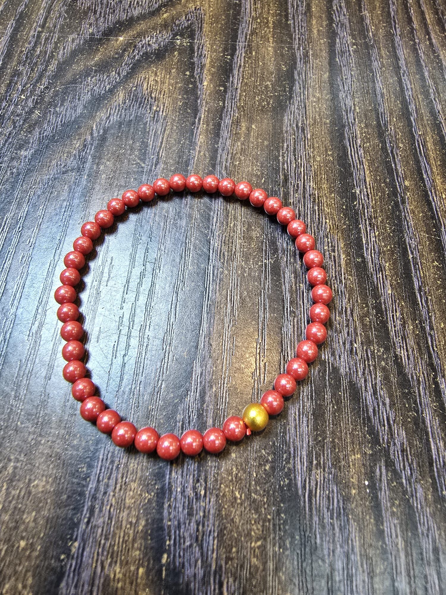 🔮能量水晶🔮帝皇硃砂手串(H7 CR105)