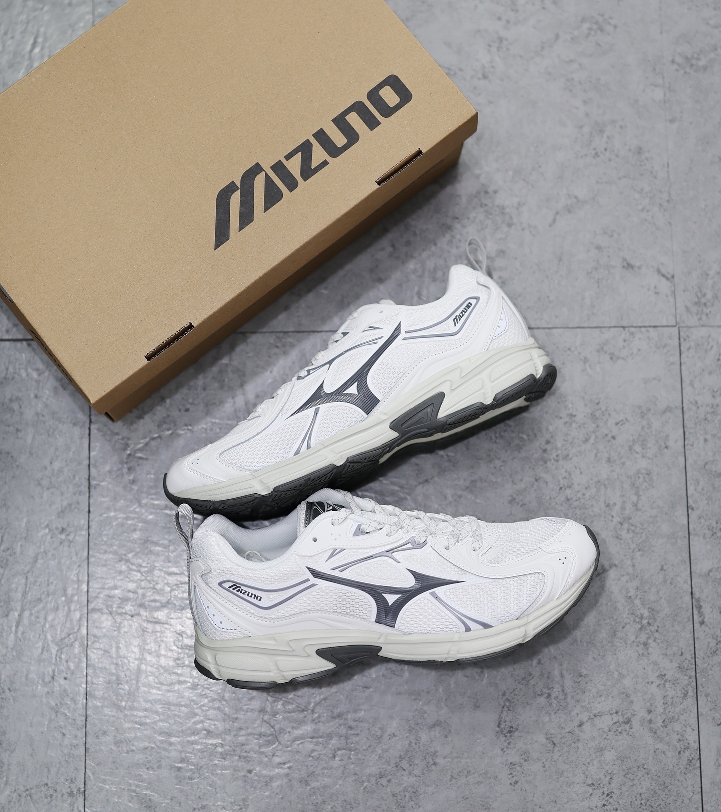 MIZUNO SPEED 10S White 米白做舊中底跑鞋 D1GH240603