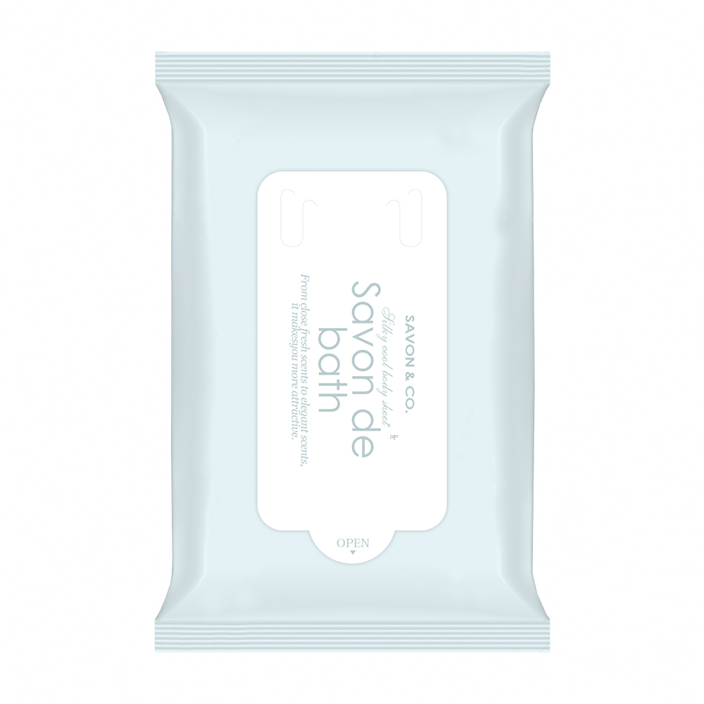 SAVON & CO. 水色鈴蘭 沁涼超爽膚濕巾(20入)